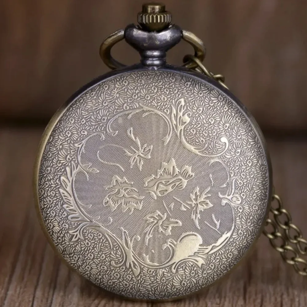 New Quartz Ancient Indian Colorful Portrait Design Pocket Watch necklace, T1MIS